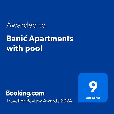 ביוגראד נה מורו Banic Apartments With Pool מראה חיצוני תמונה